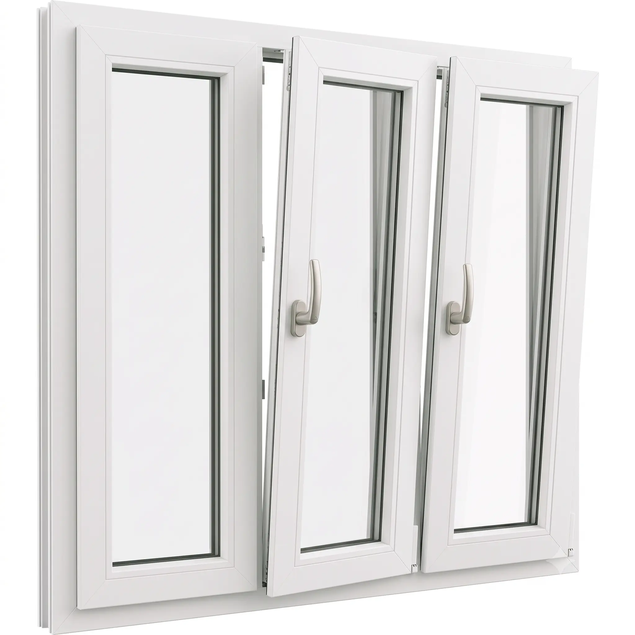 Fereastră PVC 3 Canate 1760x1160 mm Elfy 60