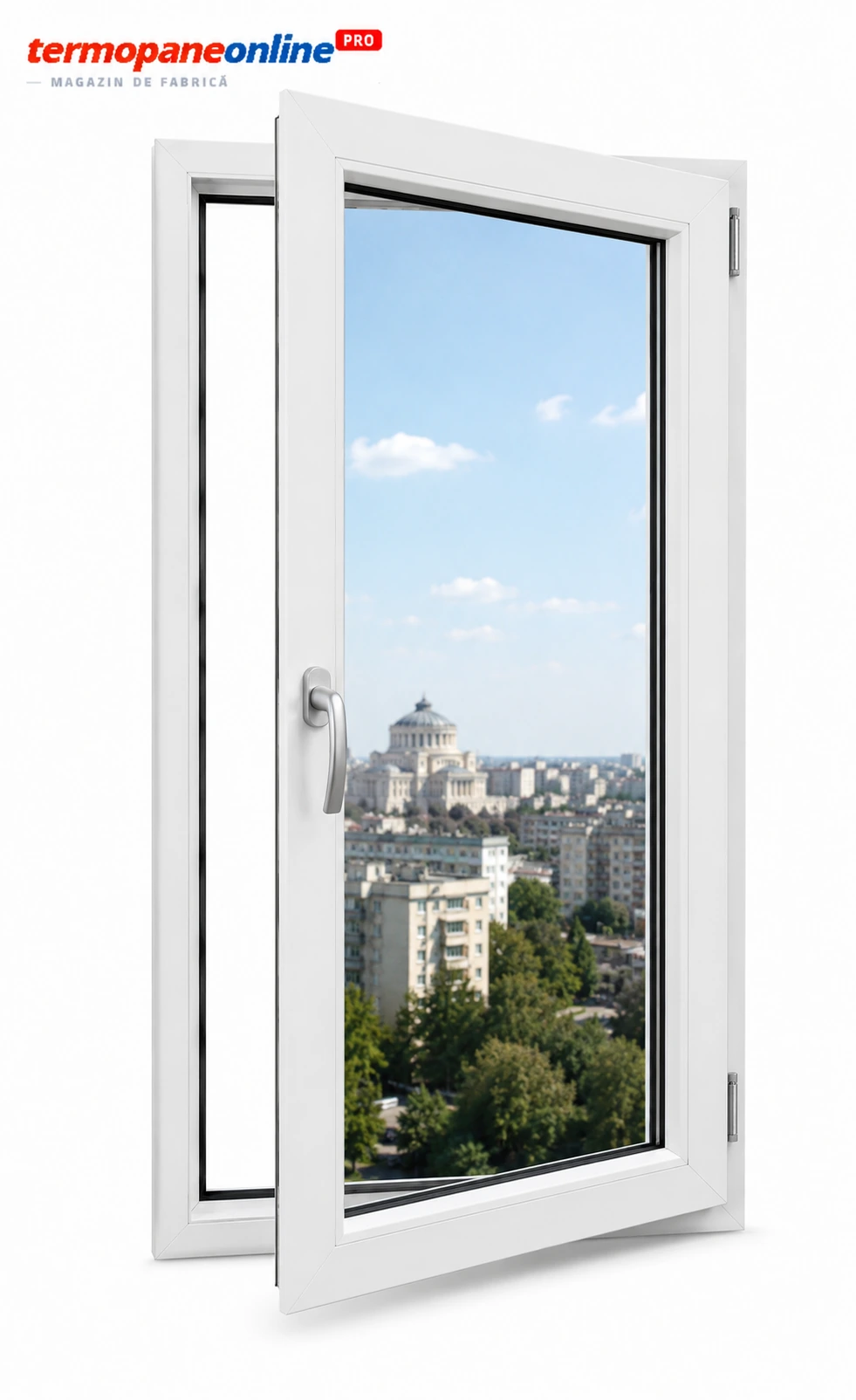 Fereastră Tripan Salamander bluEvolution 92 710x1160mm 1 Canat